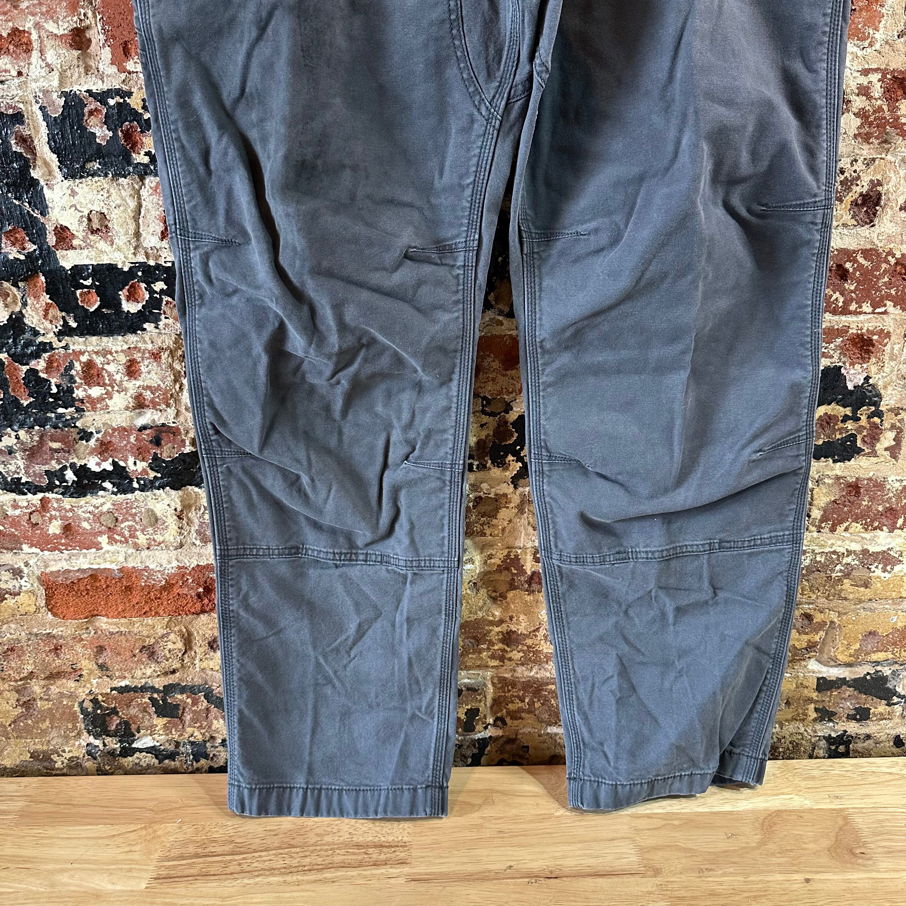 Carhartt Double Knee Mens 42x32 Gray Pants