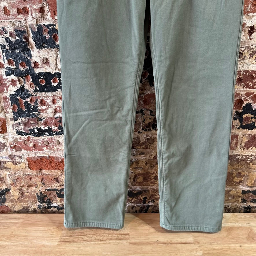 Carhartt Mens 32x32 Green Fleece Lined Pants