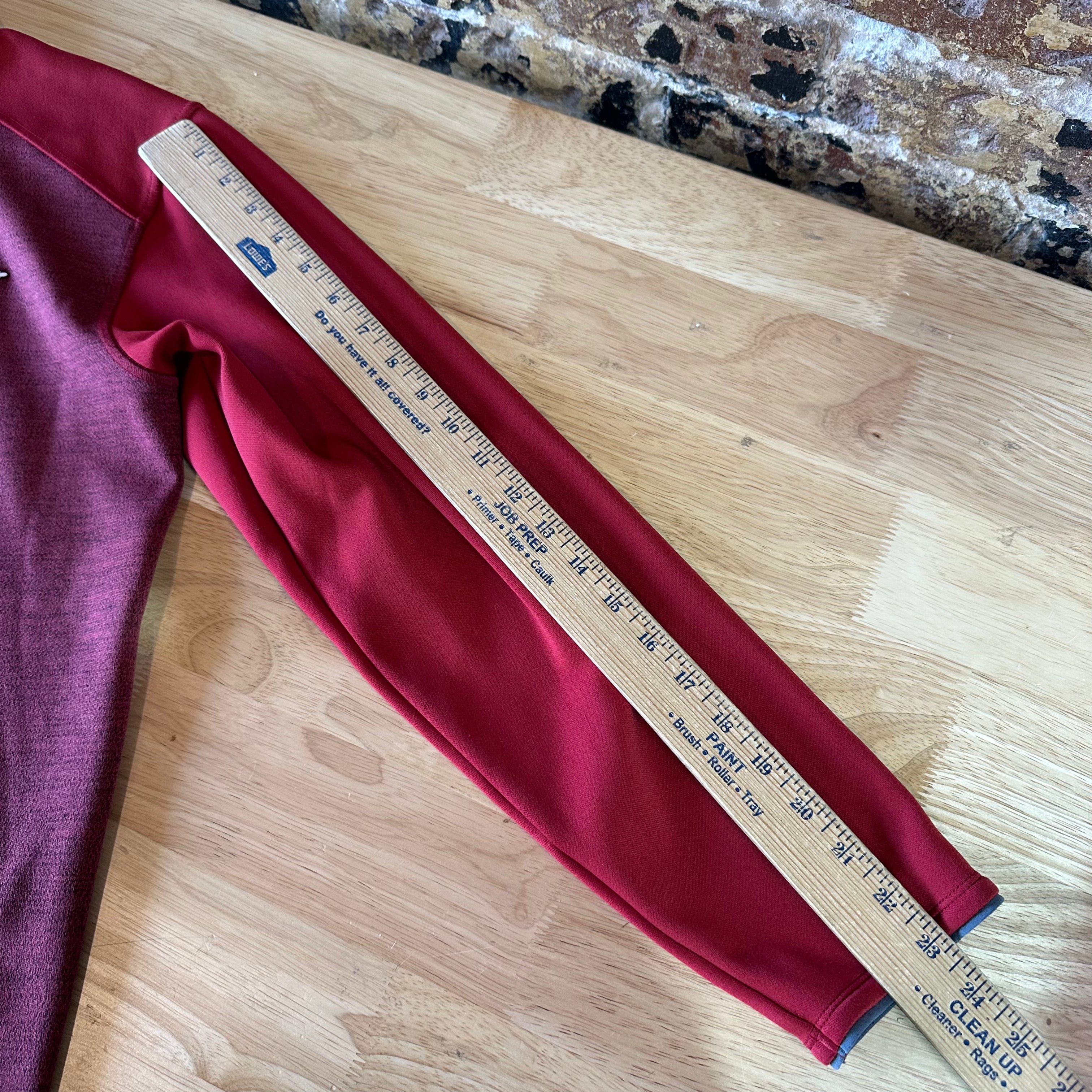 Nike Dri-Fit Arkansas Razorbacks 1/4 Zip Pullover Men’s Small Red Long Sleeve