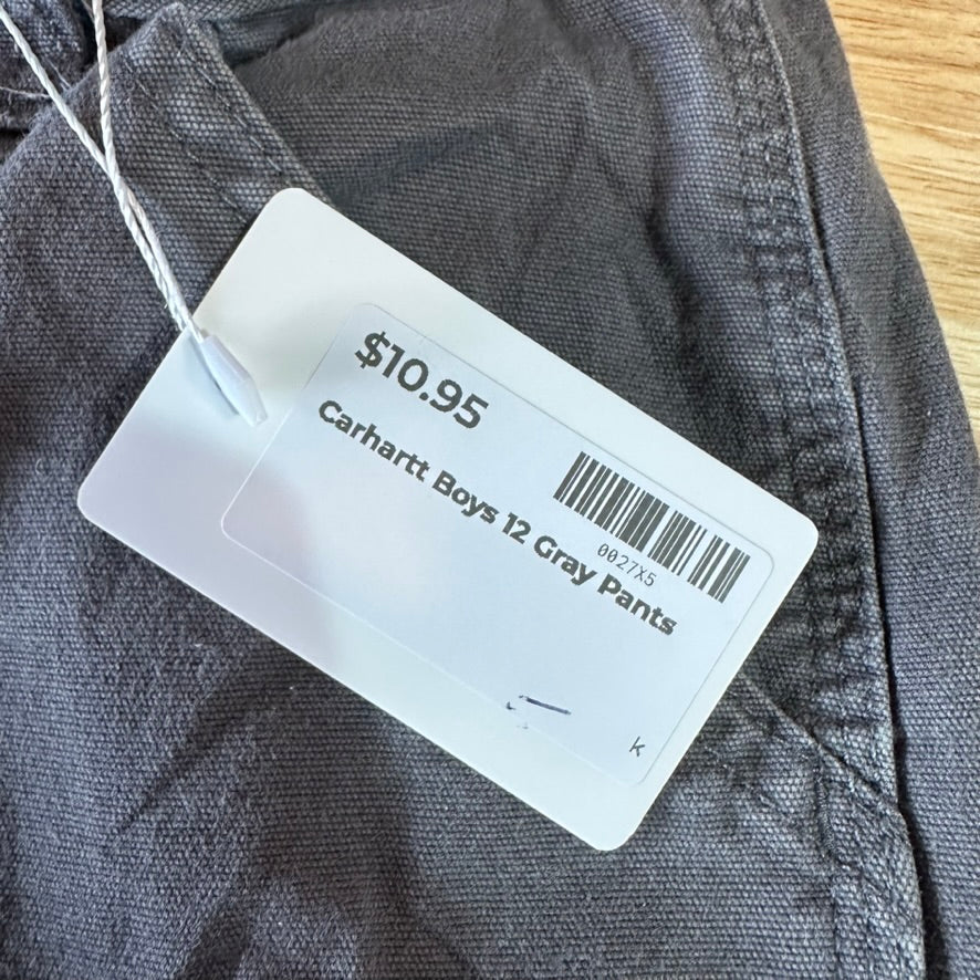 Carhartt Gray Pants Boys 12