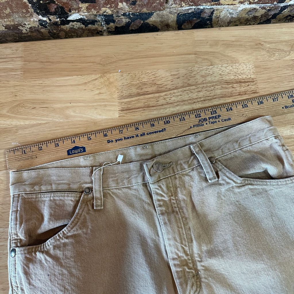 Wrangler Mens 32x34 Tan Jeans