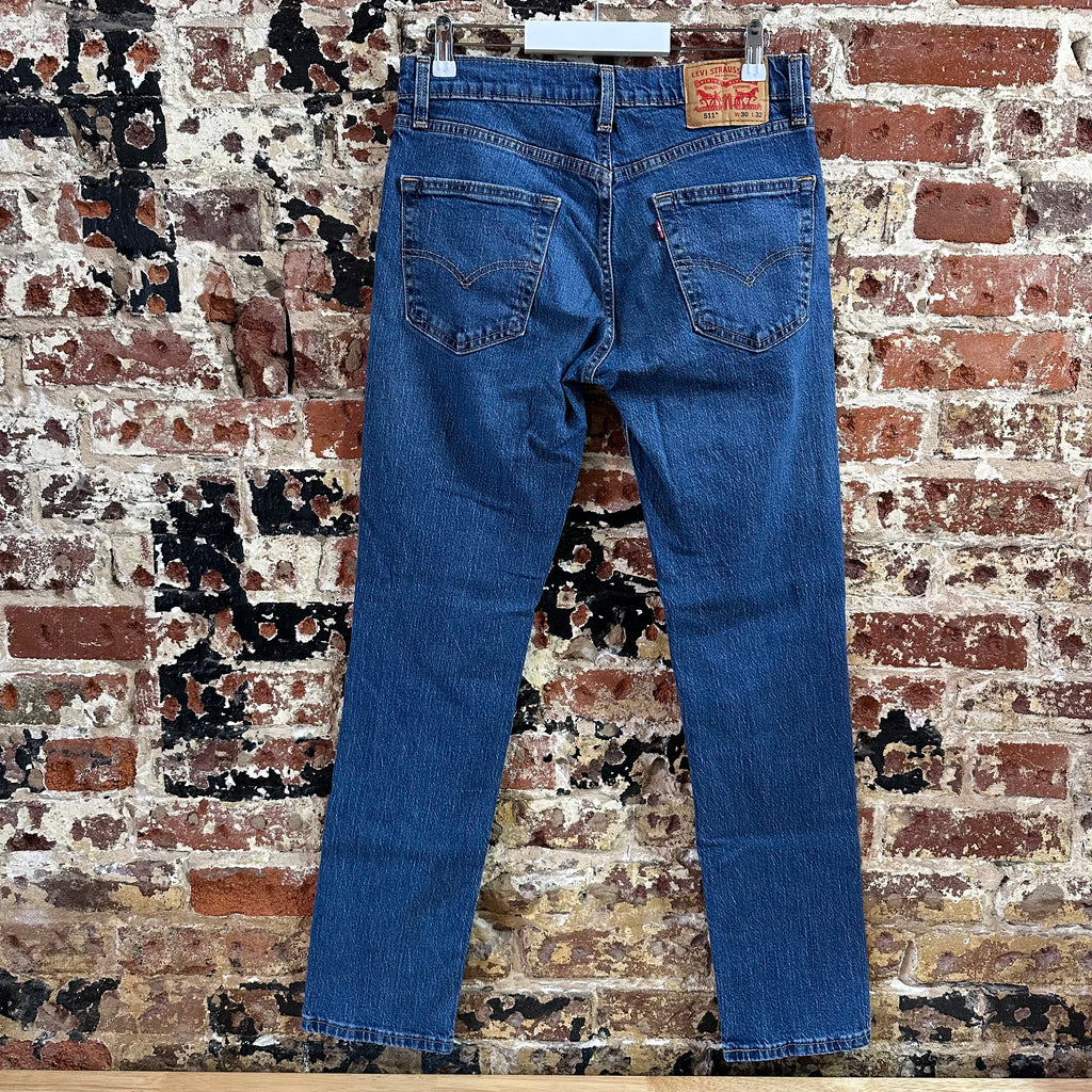 Levis 511 Mens 30x32 Blue Jeans