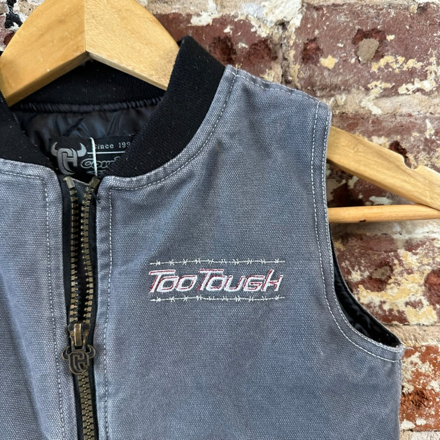 Cowboy Tough Boys 4T Gray Vest