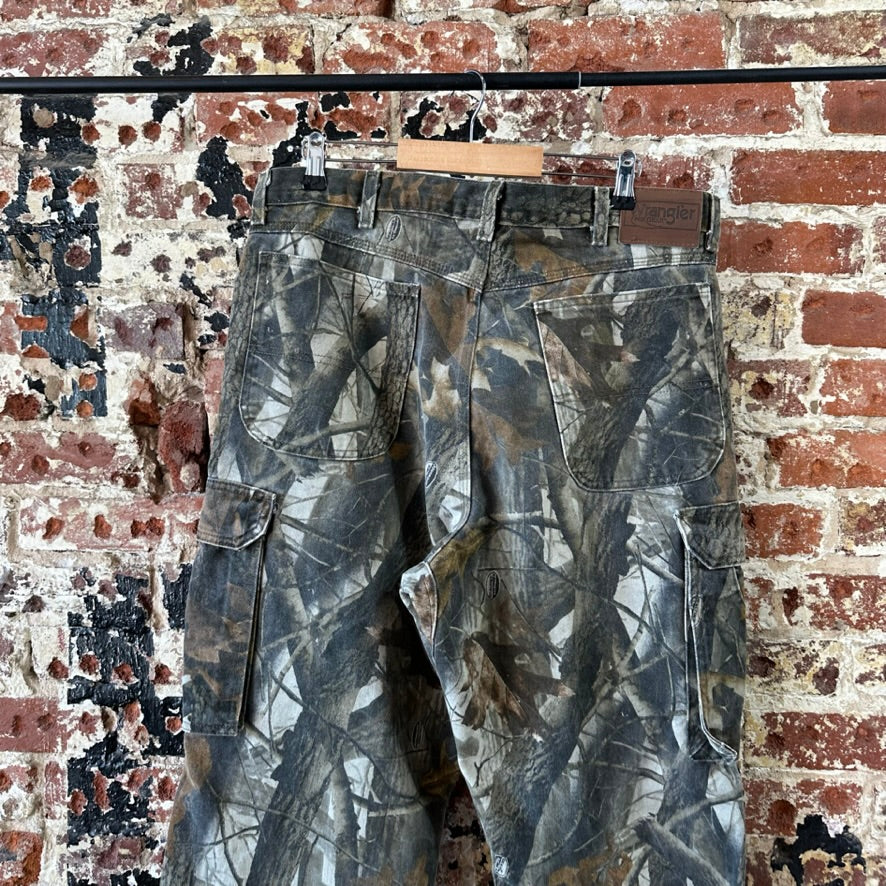 Wrangler Pro Gear Cargo Pants Camo Realtree Camouflage 38x34"