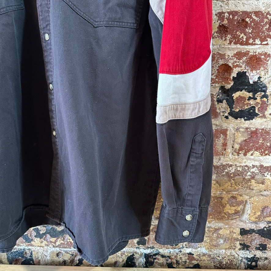 Wrangler Mens XL L/S Button Up