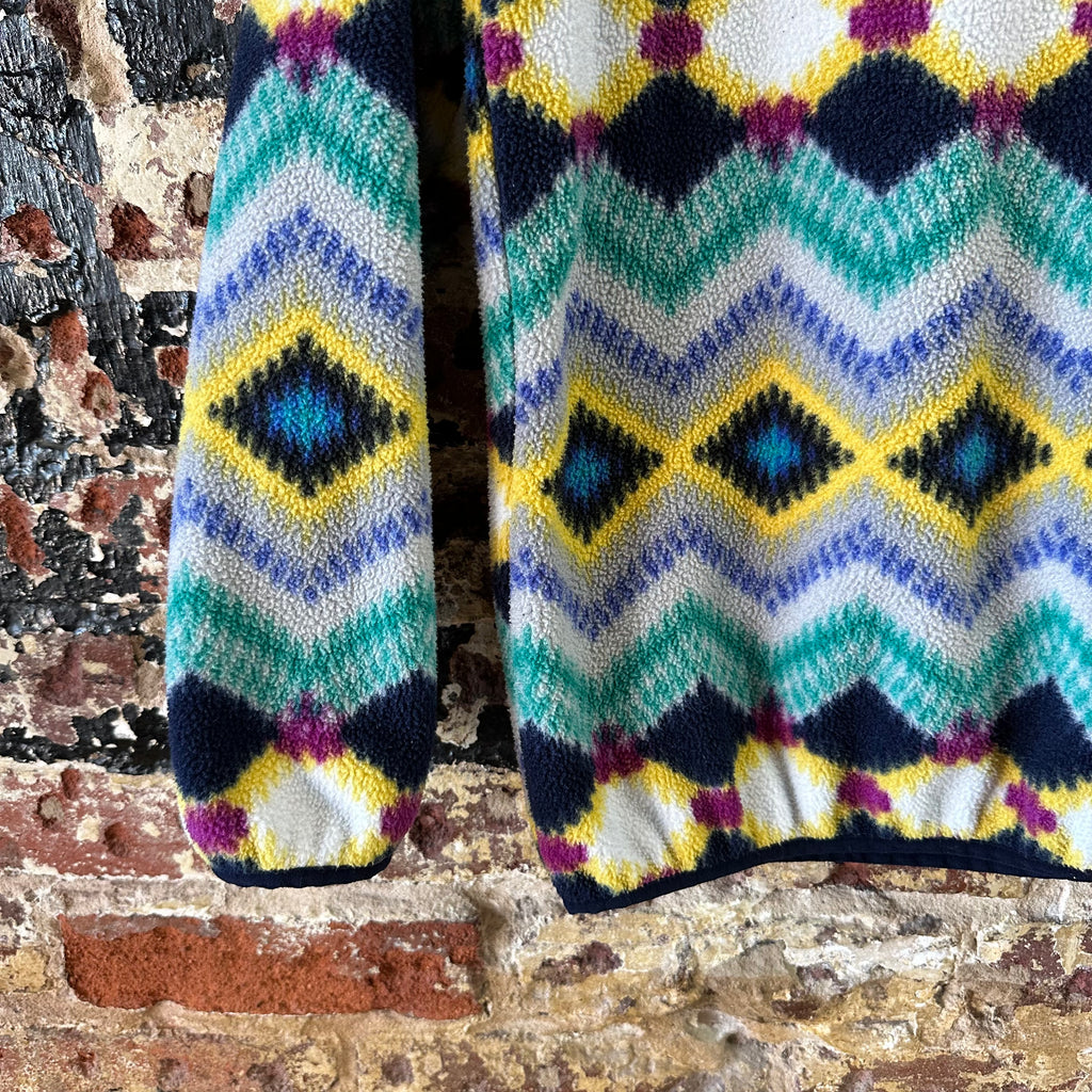 Patagonia Synchilla Womens Snap-T Aztec Fleece Jacket Pullover Size XXS