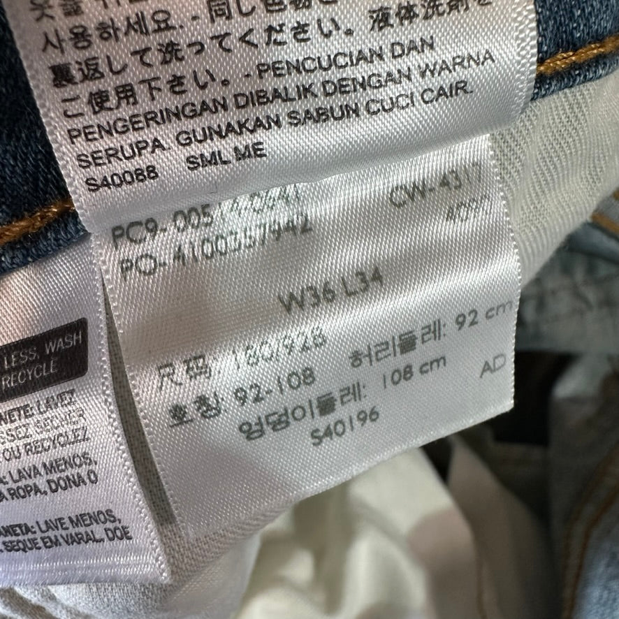 Levi's 514 Mens 36x34 Blue Jeans