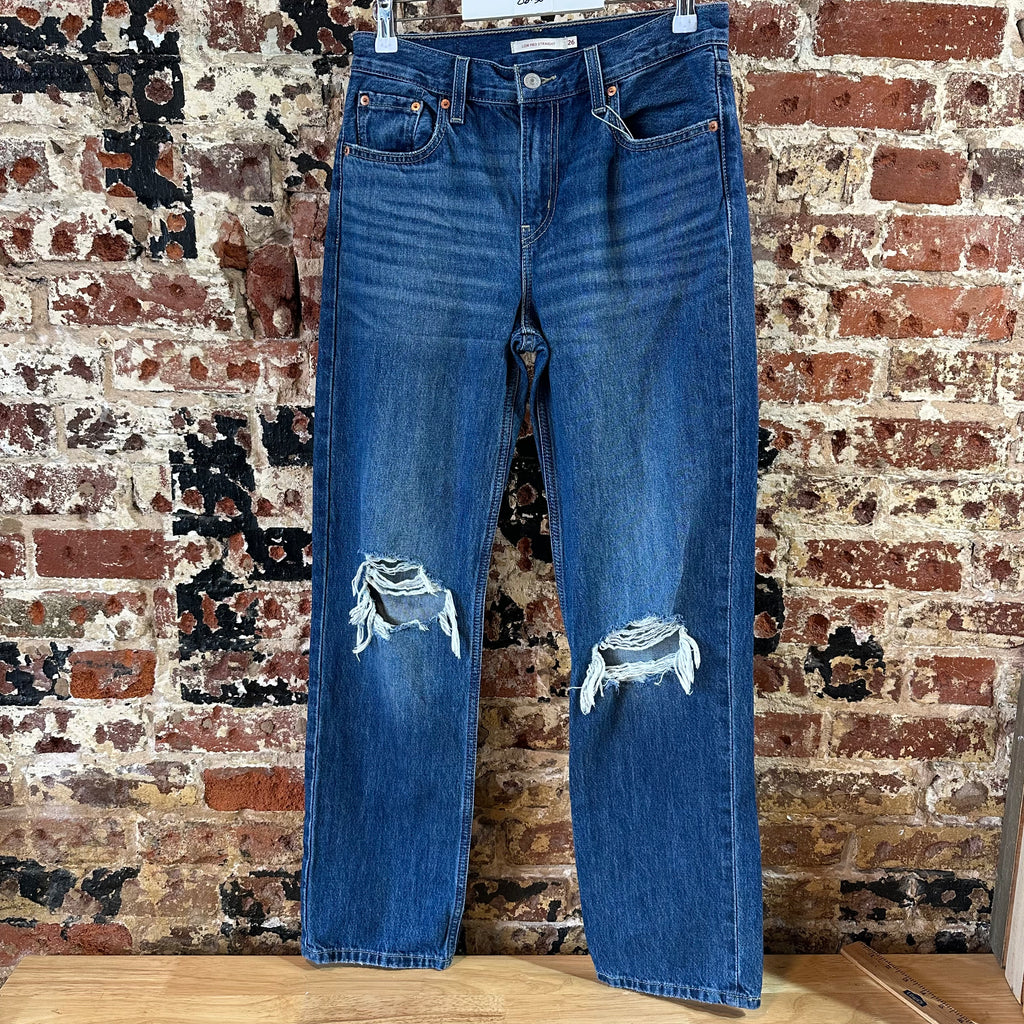 Levi's Low Pro Straight Womens 26 Jeans