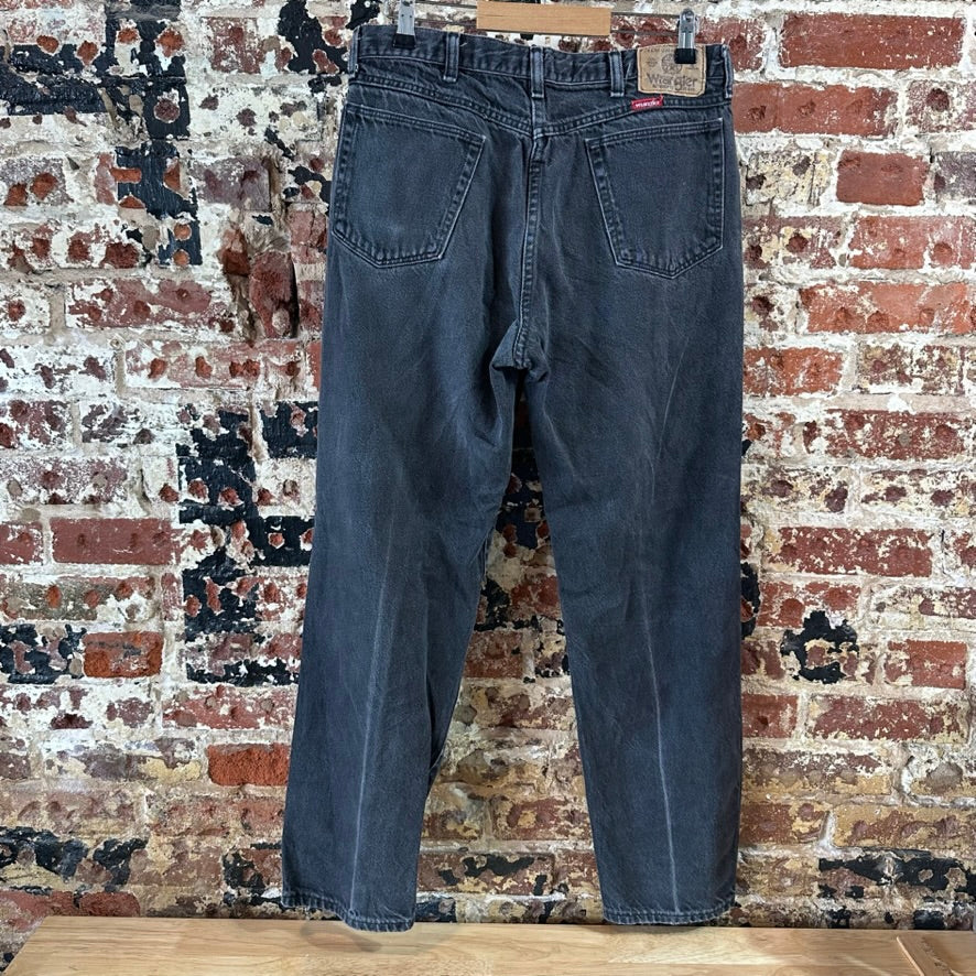 Wrangler Mens 34x30 Black Jeans