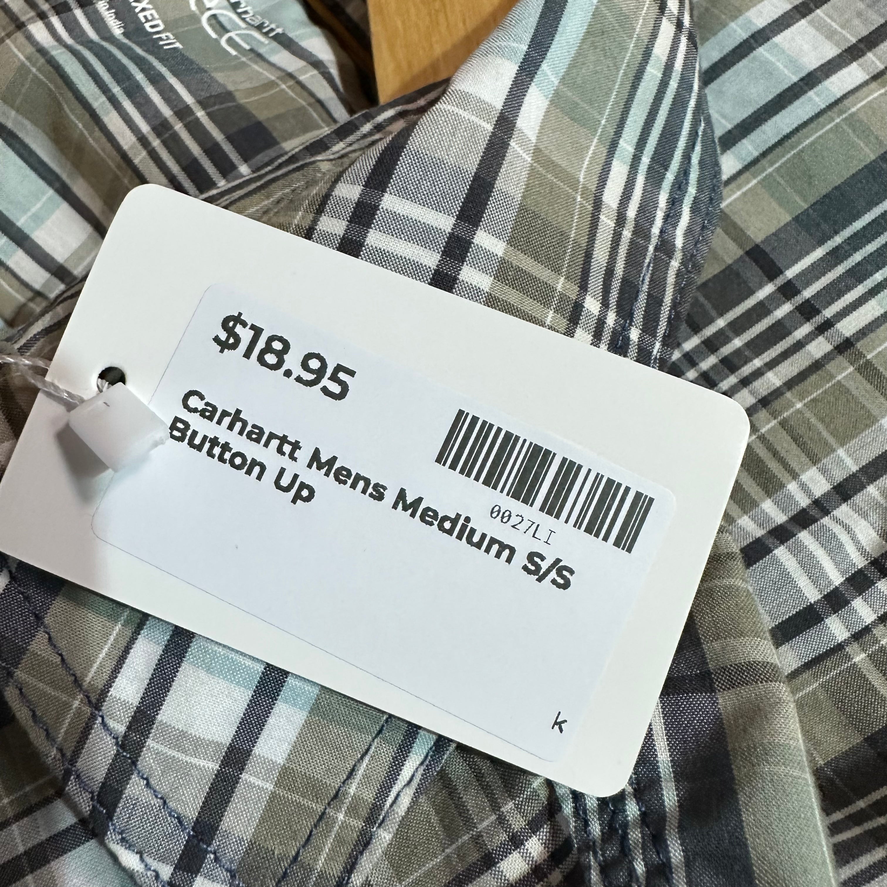 Carhartt Button Up Shirt Mens Medium