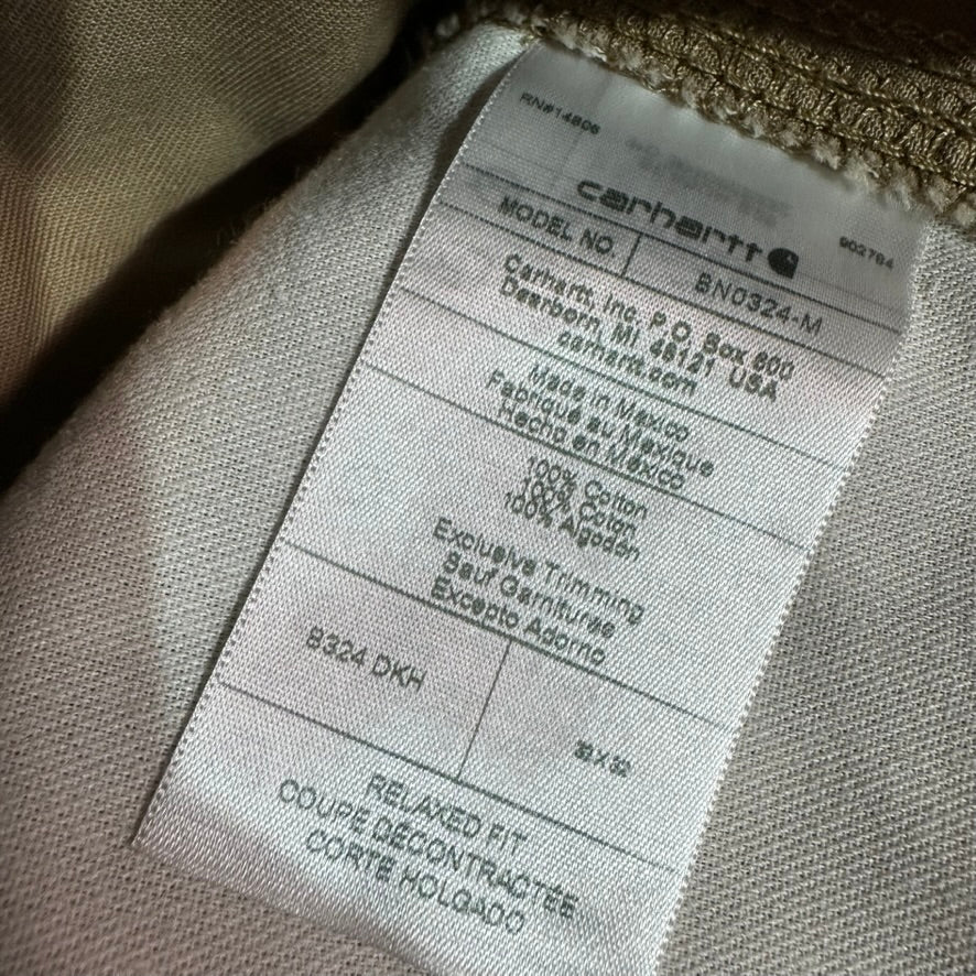 Carhartt Mens 32x32 Tan Pants