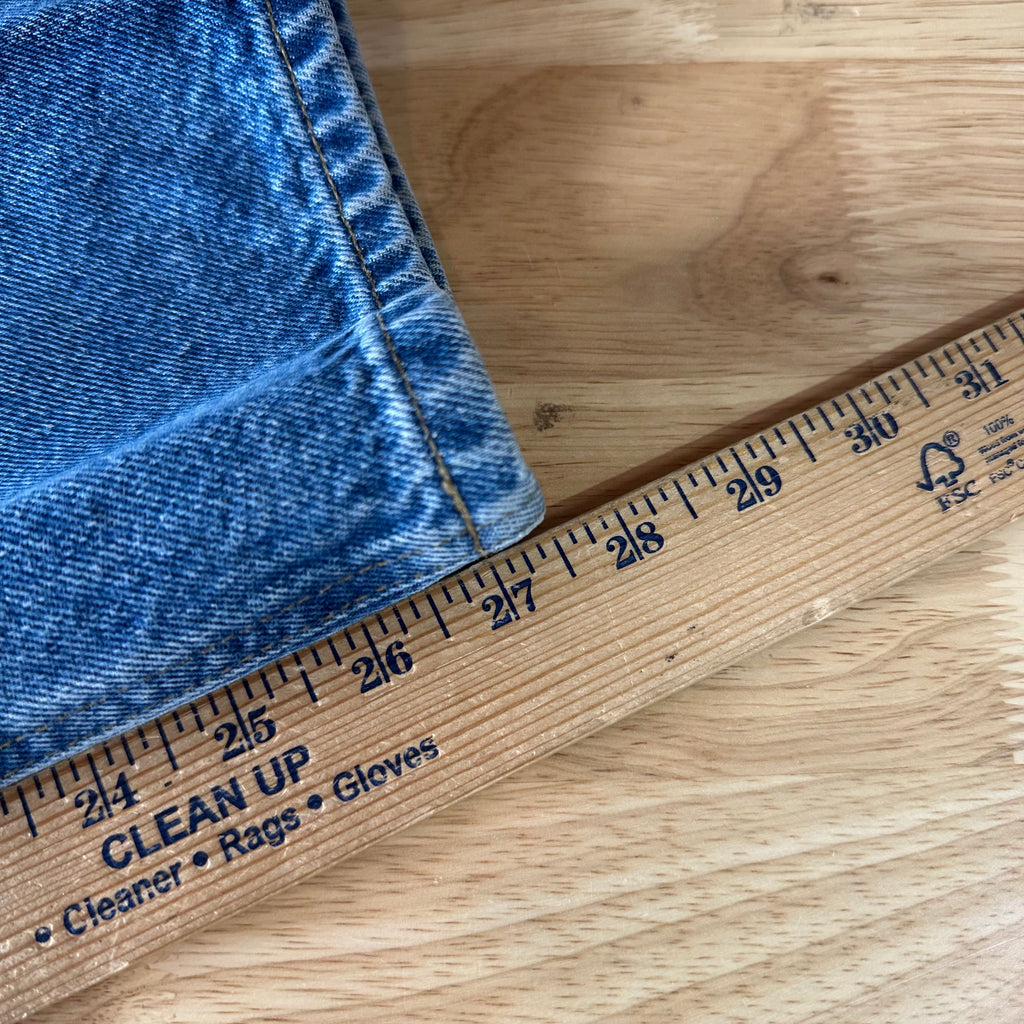Carhartt Mens 38x28 Blue Jeans