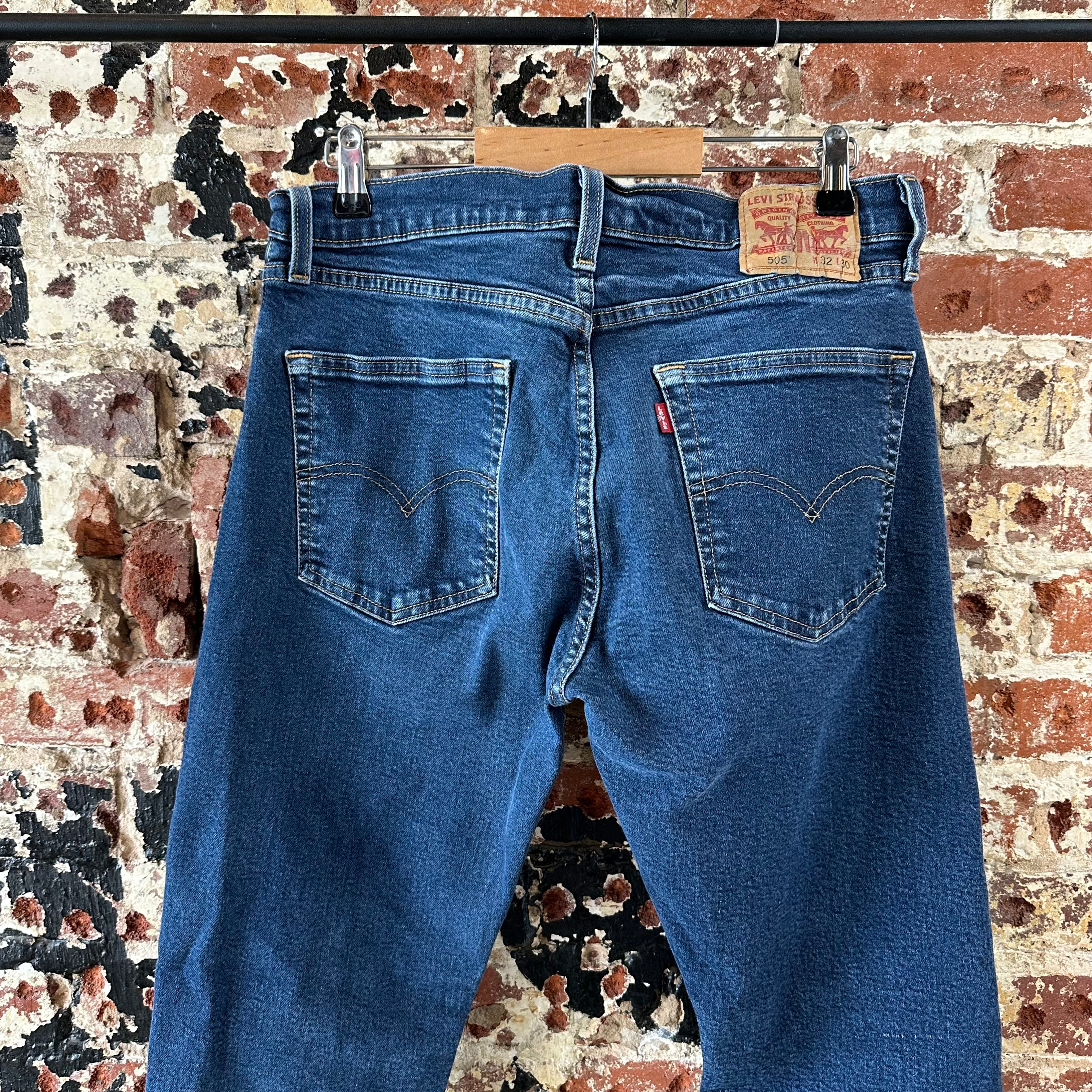 Levi's 505 Mens 32x30 Blue Jeans
