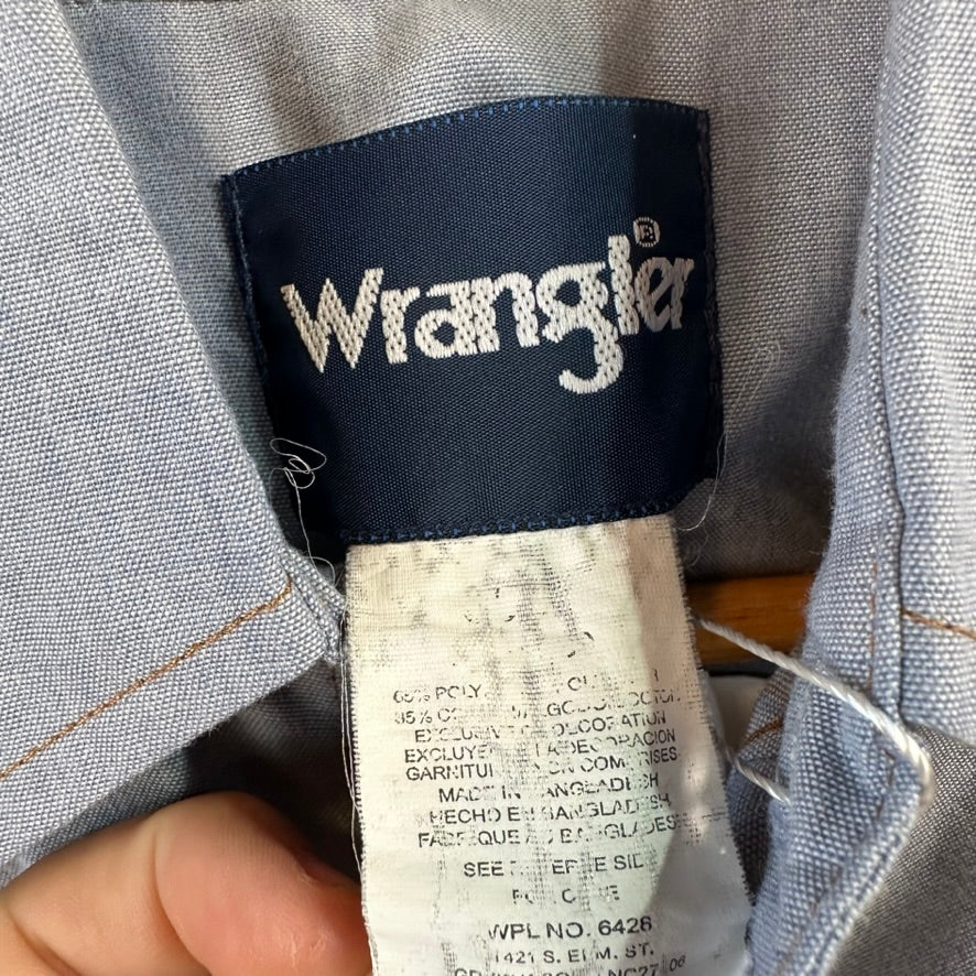 VTG Wrangler Mens Medium Western Shirt
