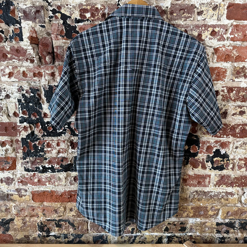 Wrangler Men's Large Plaid S/S Western Shirt