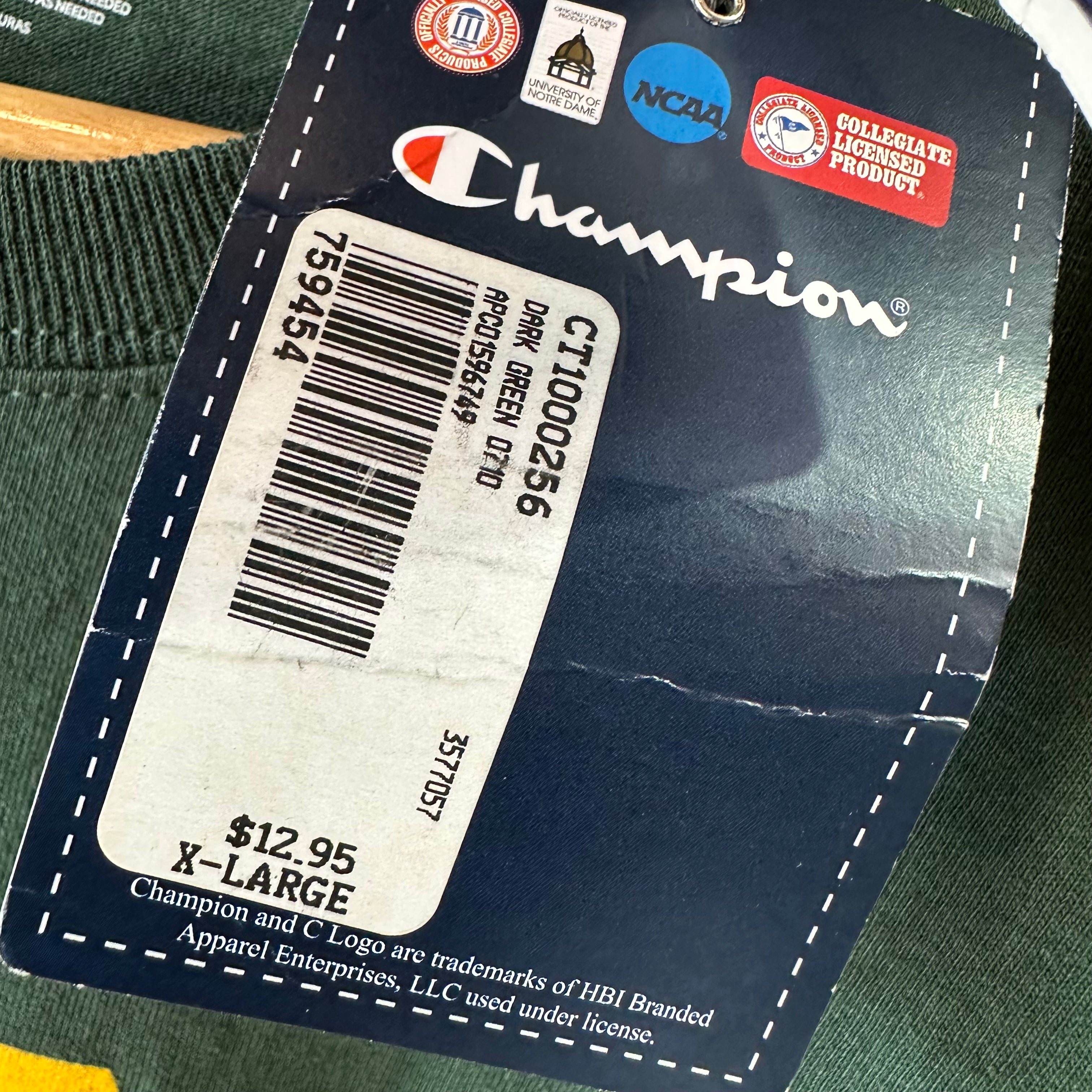 Champion Norte Dame Mens XL S/S T-Shirt NEW