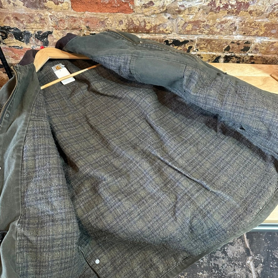 VTG Carhartt C52 MOS Mens Large Green Jacket