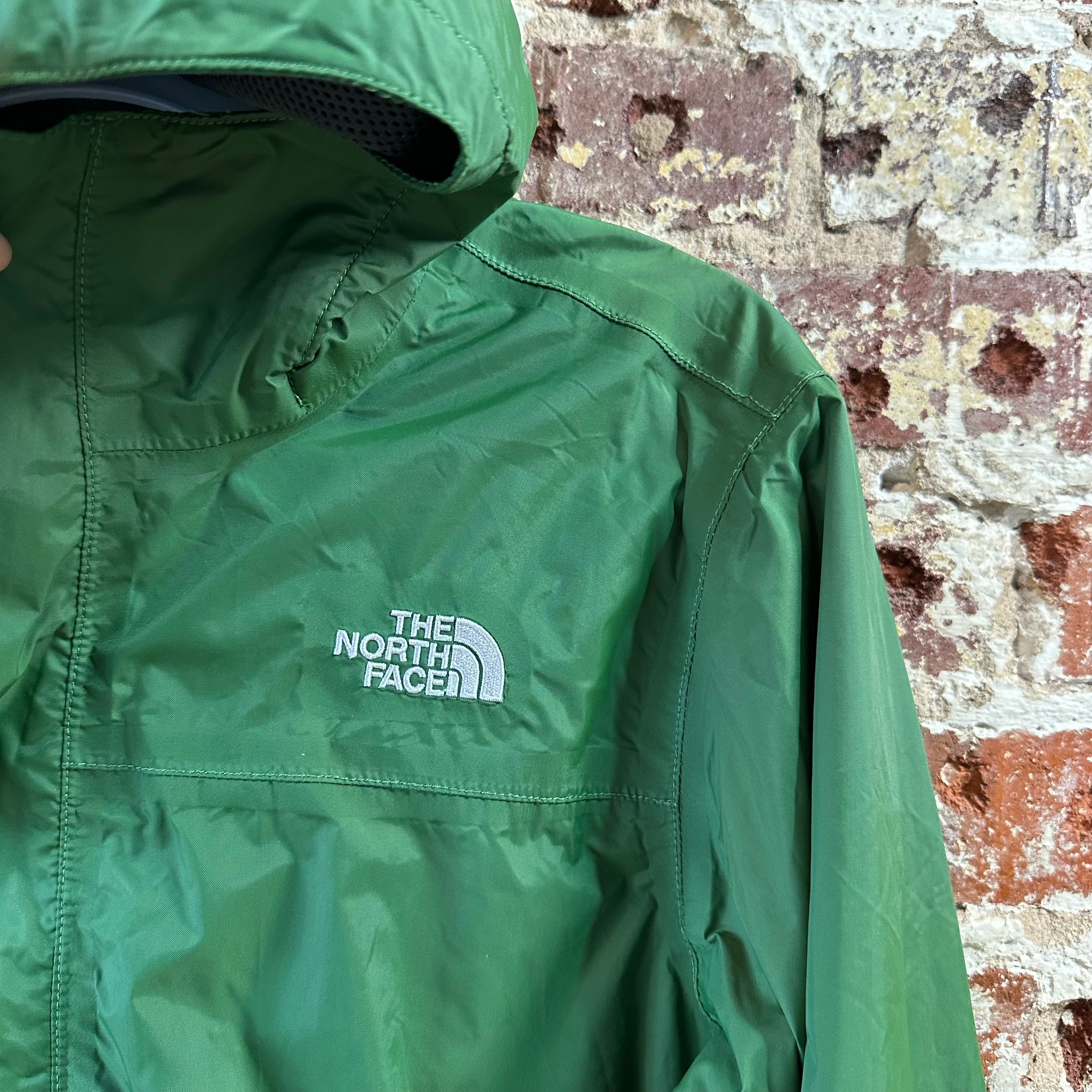 North Face Hyvent Green Jacket Boys XL