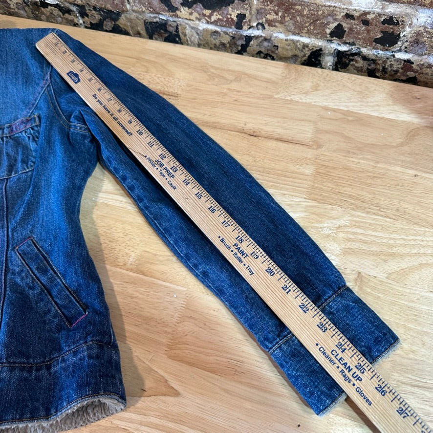 VTG Fox Racing Jean Jacket Womens Large