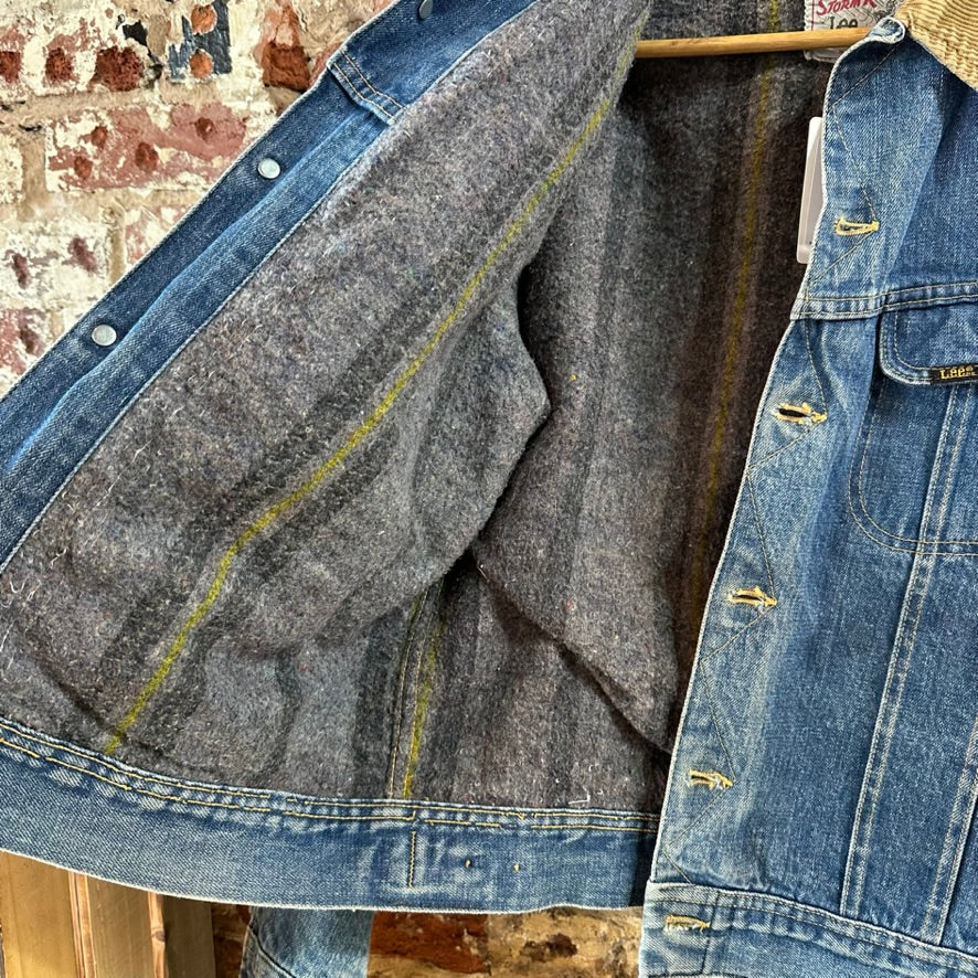 VTG Lee Storm Rider Mens Medium Jean Jacket