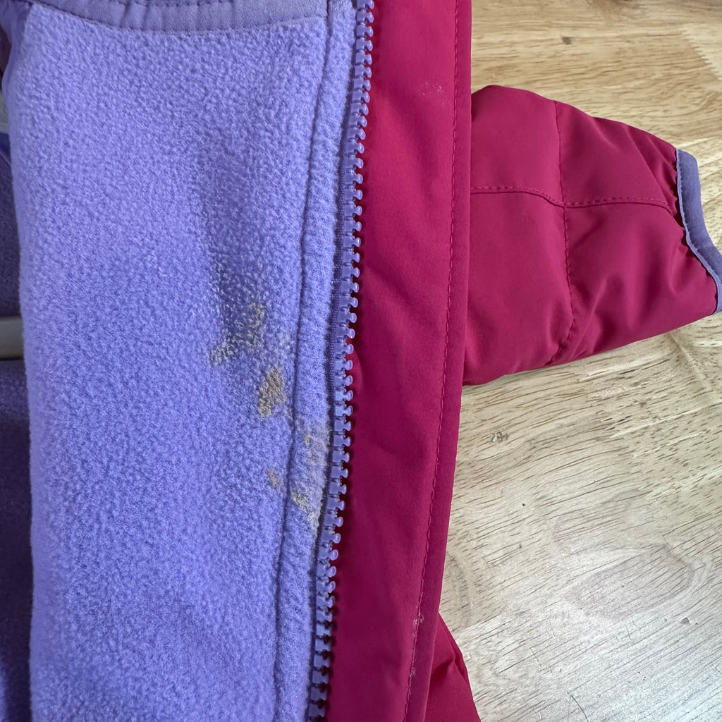 The North Face Baby Girl Pink Winter Snowsuit Overall Size 0-3M months
