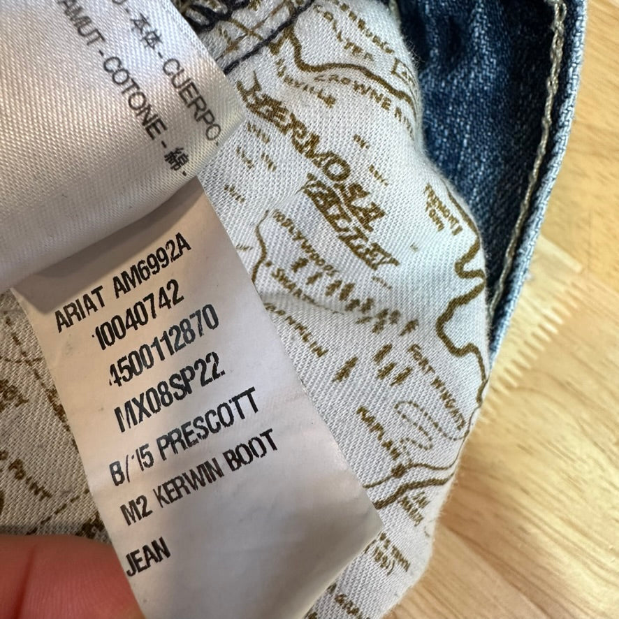 Ariat M2 Mens 33x36 Blue Jeans