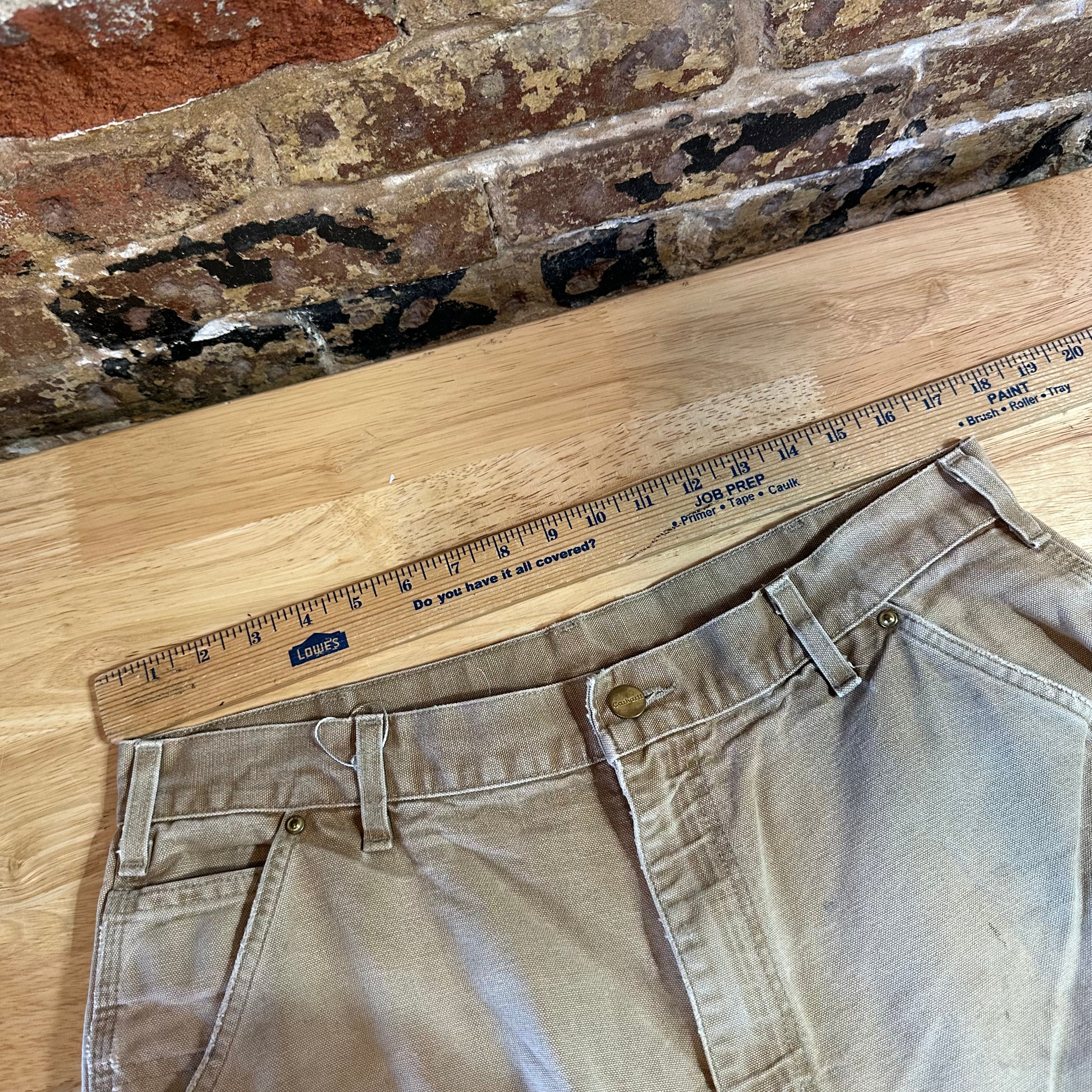 Carhartt B01 BRN Mens 36x30 Double Knee Pants