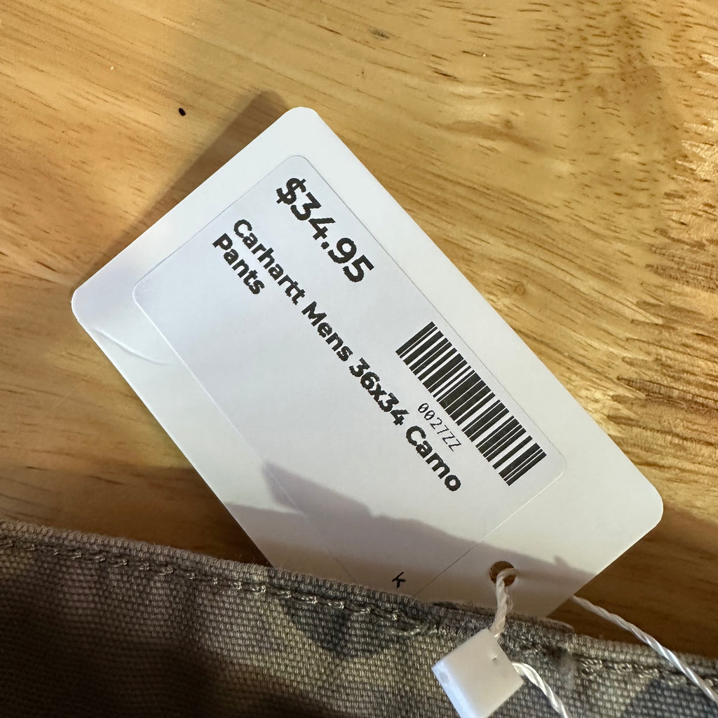 Carhartt Camo Mens 36x34 Pants