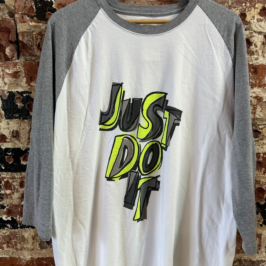 Nike Men's 2XL 3/4 Sleeve T Shirt