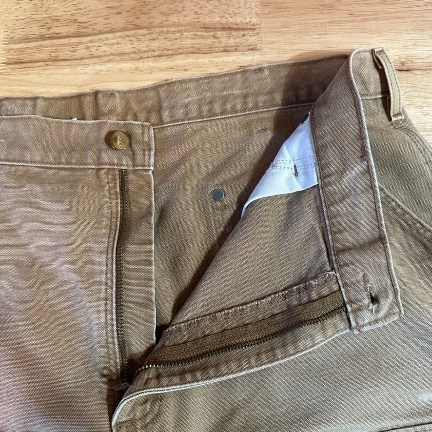 Carhartt B01 BRN Mens 38x32 Double Knee Pants