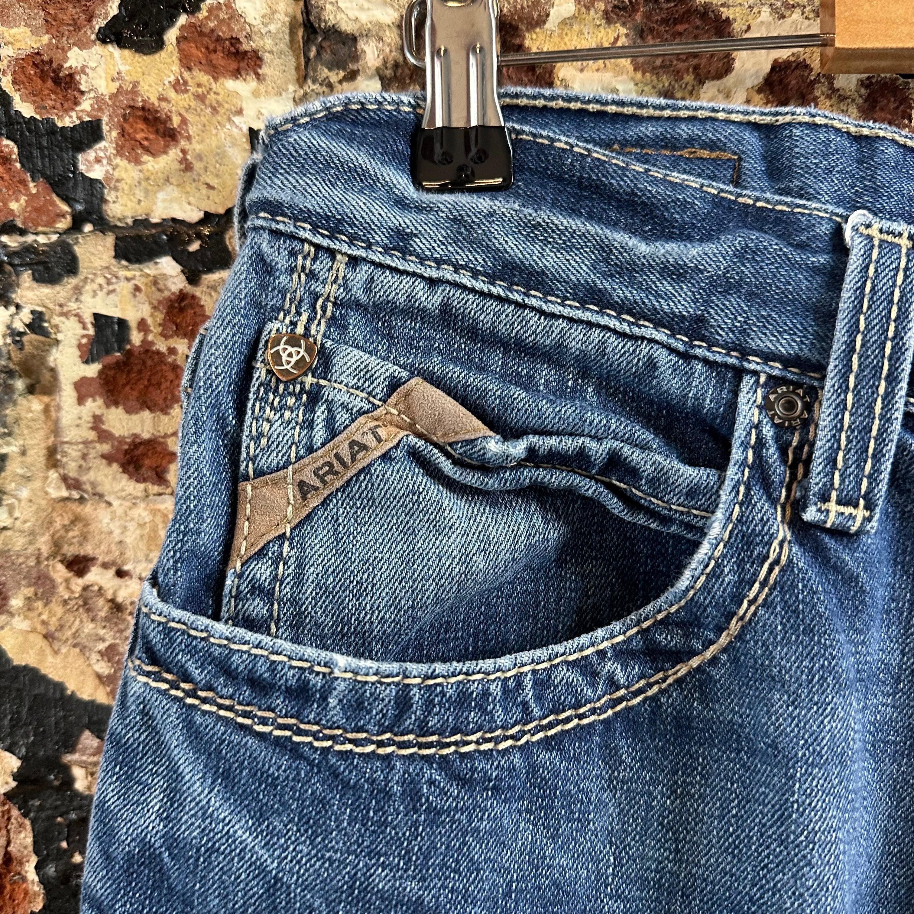 Ariat M4 Relaxed Boot Cut Blue Jeans Men's 32x34 Western Cowboy