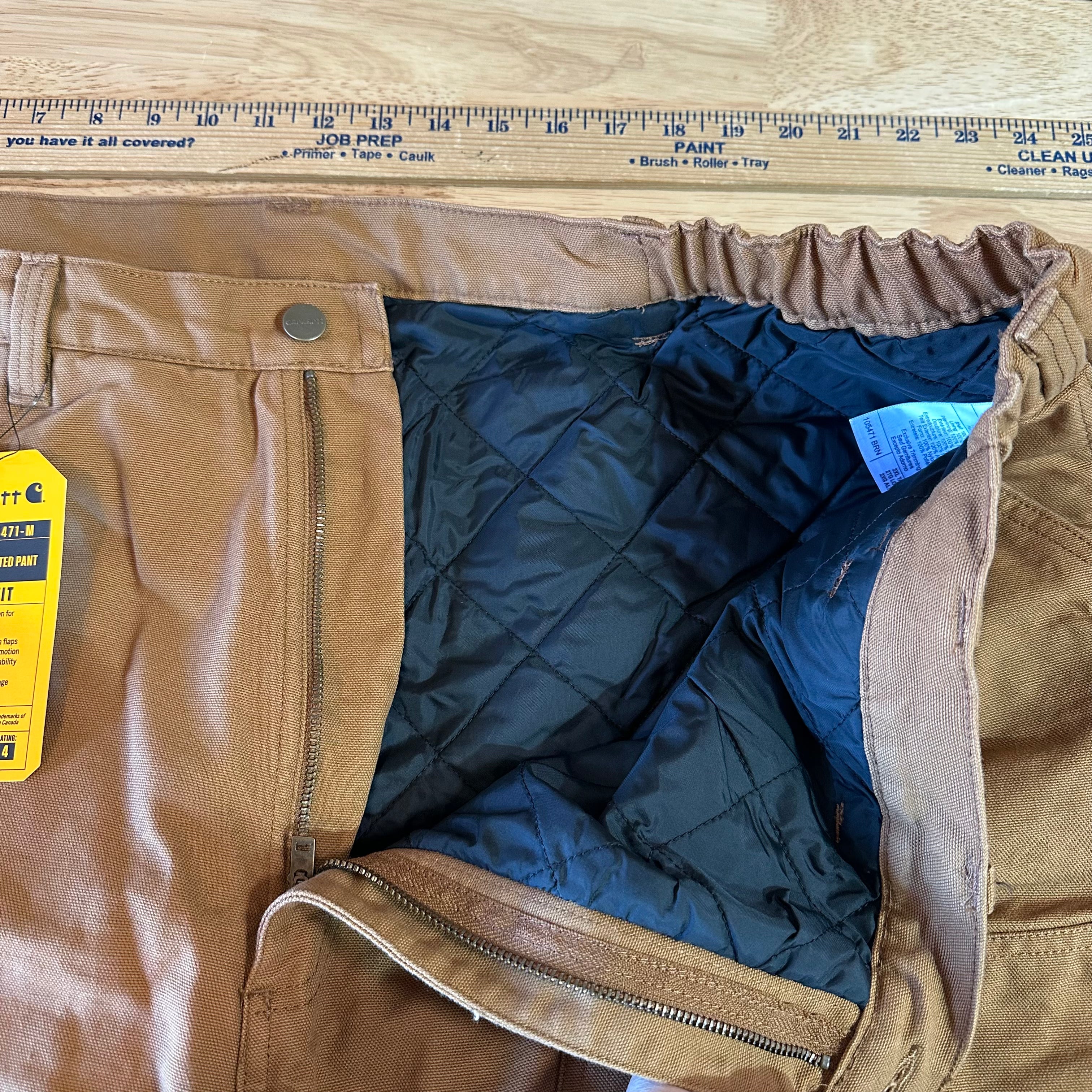Carhartt Washed Duck Insulated Pant Extreme Warmth Loose Fit Size 2XL Tall NWT