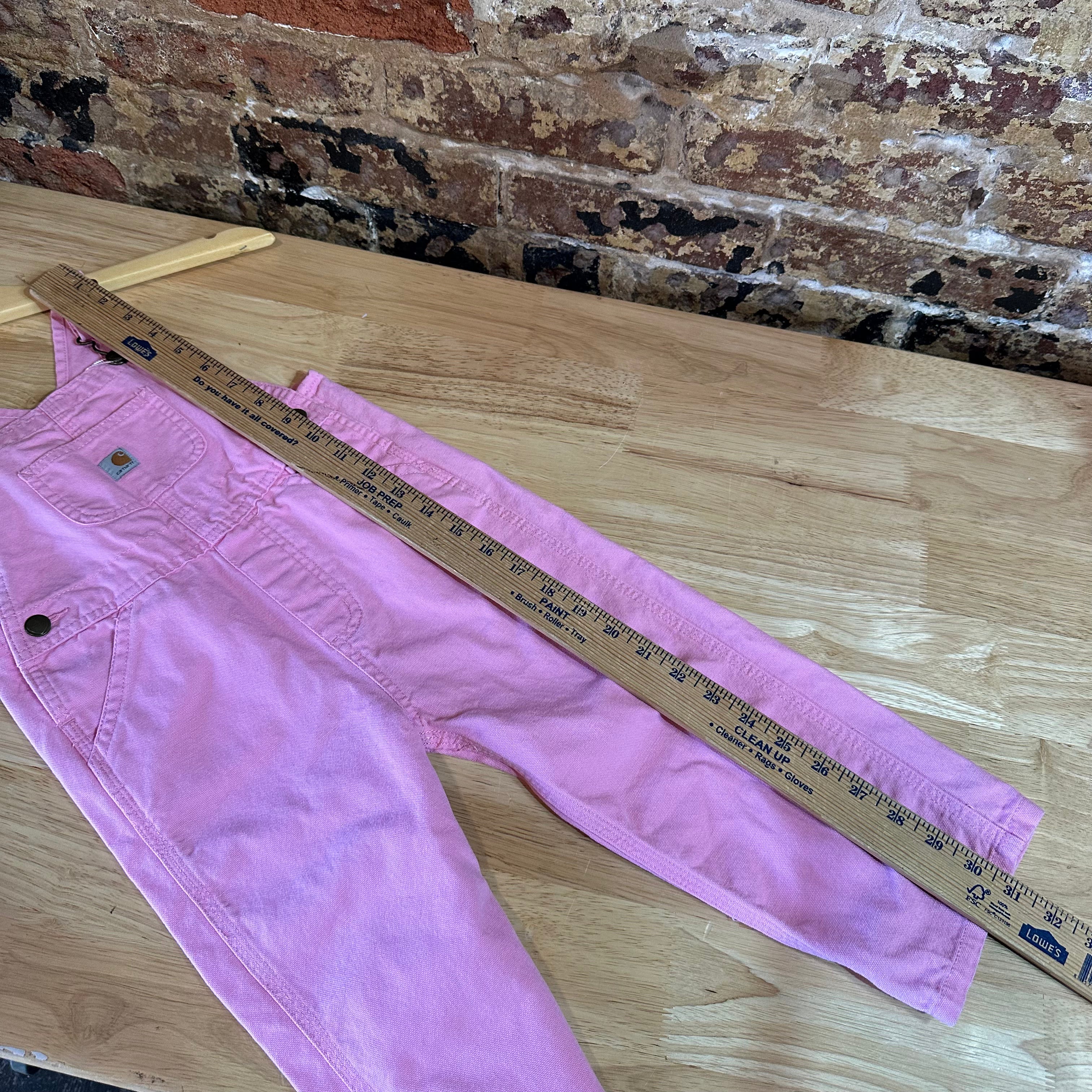 Carhartt Pink Bibs Girls 3T