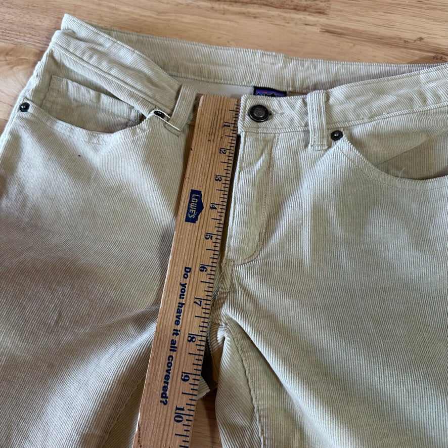 Patagonia Corduroy Pants Womens 28 Tan Khaki Travel 31x31"
