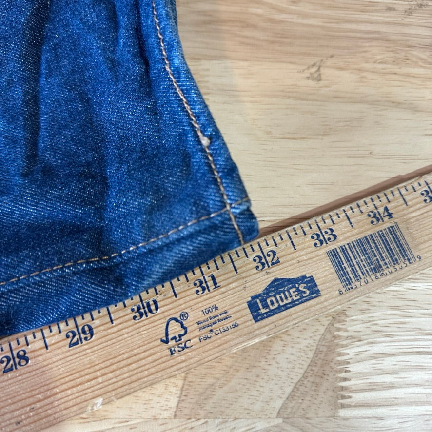 Levi's 501 Mens 32x34 Dark Blue Jeans