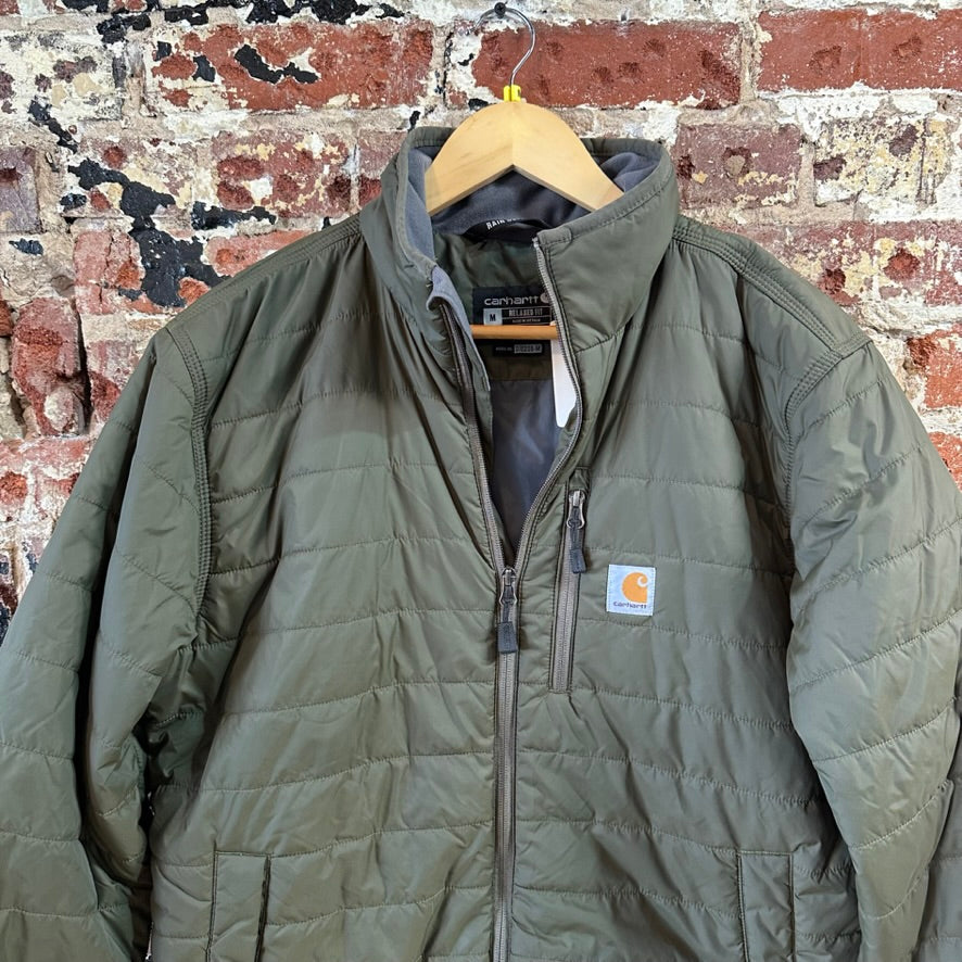 Carhartt Rain Defender Mens Medium Green Jacket