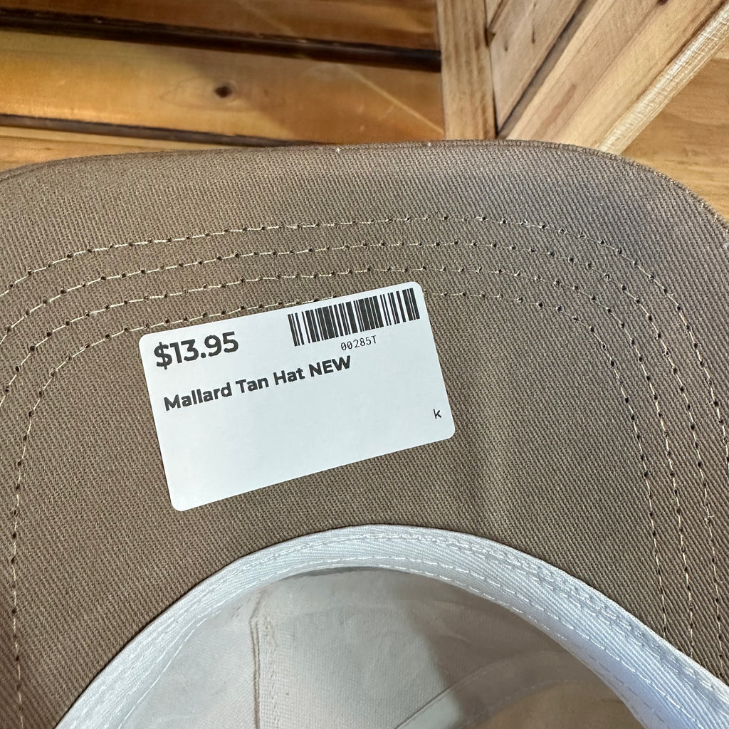 Mallard Hat Tan Cream NEW