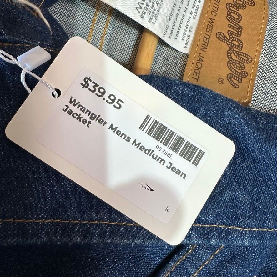 Wrangler Mens Medium Jean Jacket