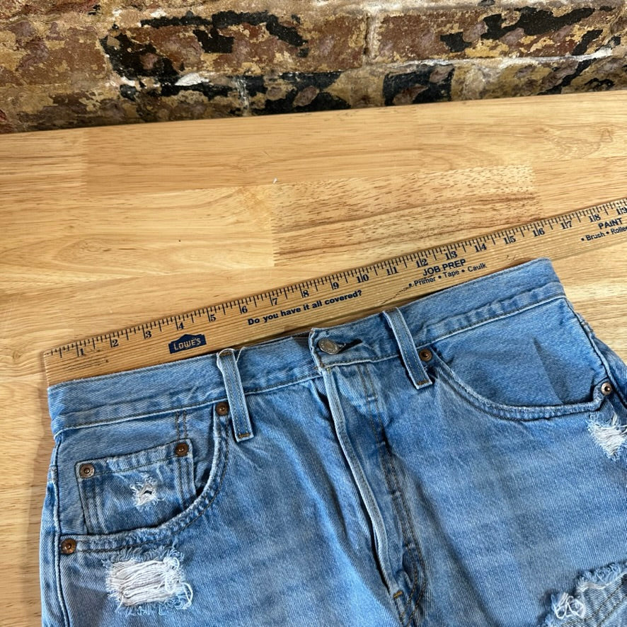 Levi's Cut Off Denim Jean Shorts Womens 29 Distressed