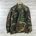 US Army Jacket Mens Medium Regular Woodland Combat Coat Shirt