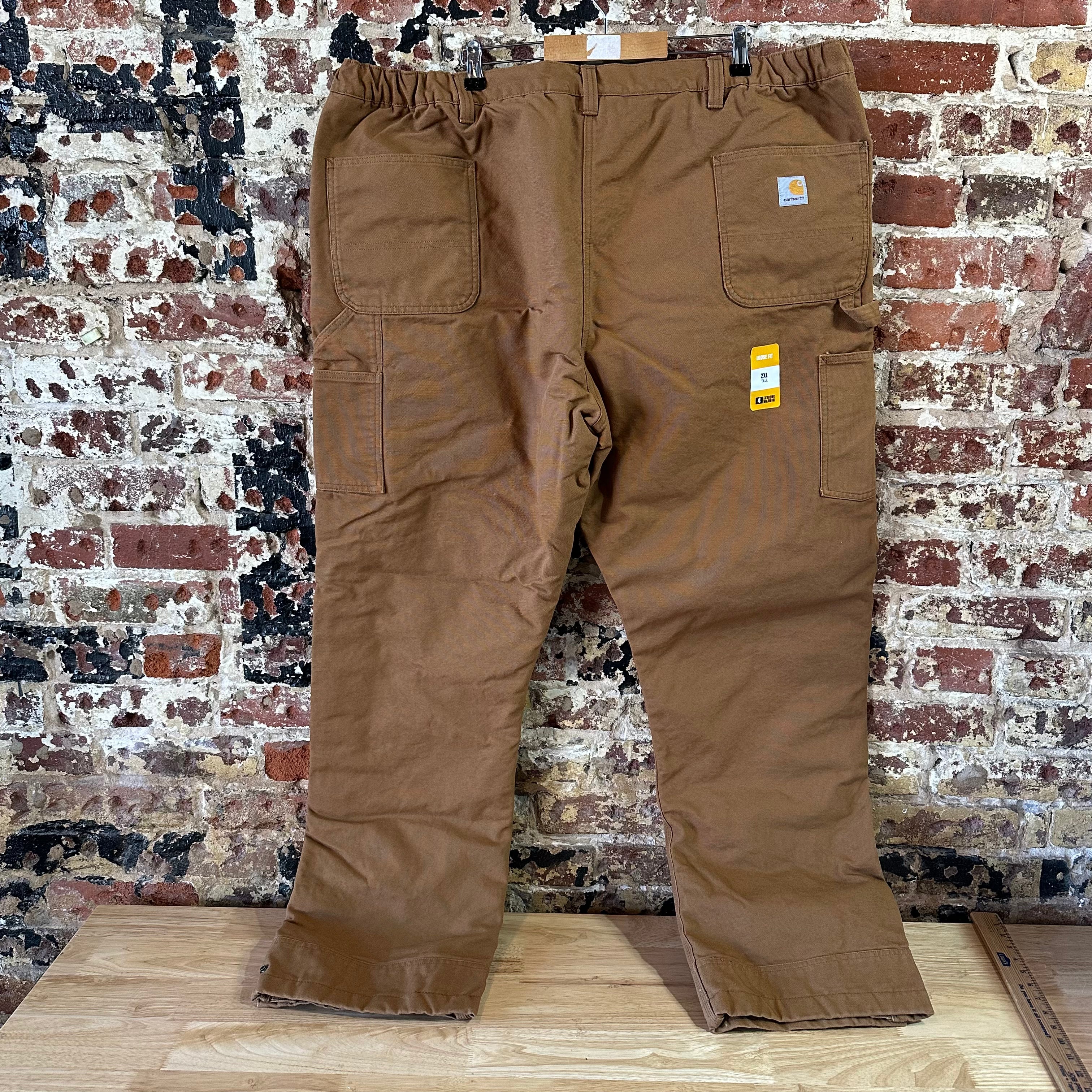 Carhartt Washed Duck Insulated Pant Extreme Warmth Loose Fit Size 2XL Tall NWT