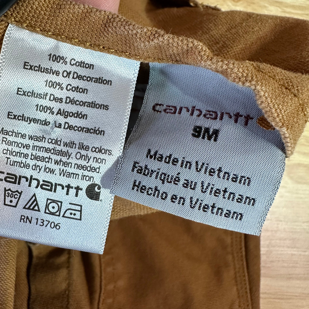 Carhartt Brown Bibs Boys 9M