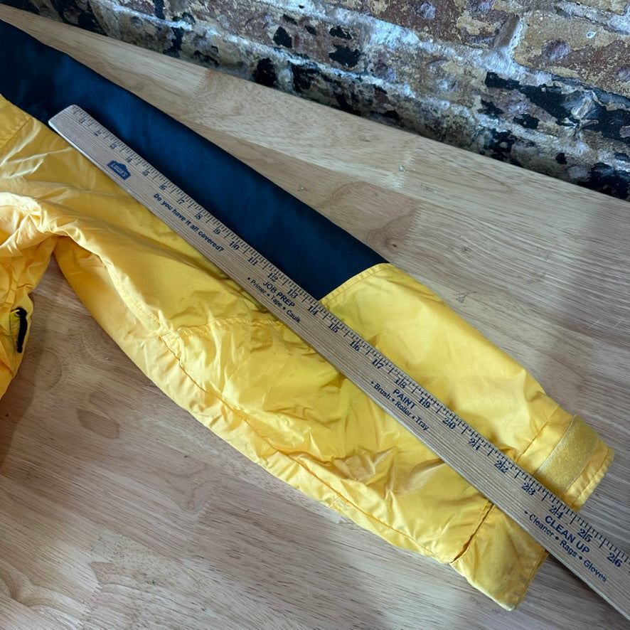 COLUMBIA Double Whammy Jacket Mens XL Winter Yellow (shell only)