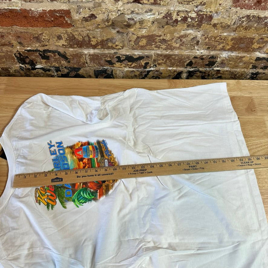 Harley Davidson Women's XL Short Sleeve White T-Shirt V-Neck NEW
