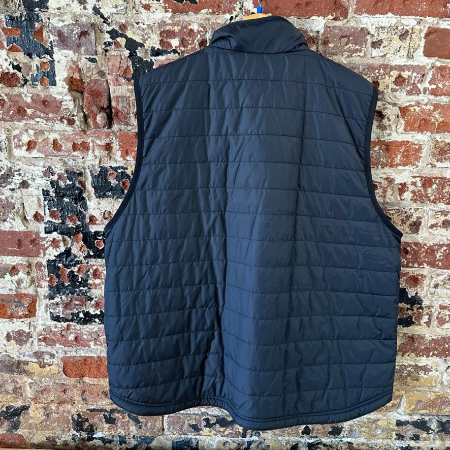 Carhartt Puffer Vest Rain Defender Mens 2XL Black Zip Up Relaxed - logo