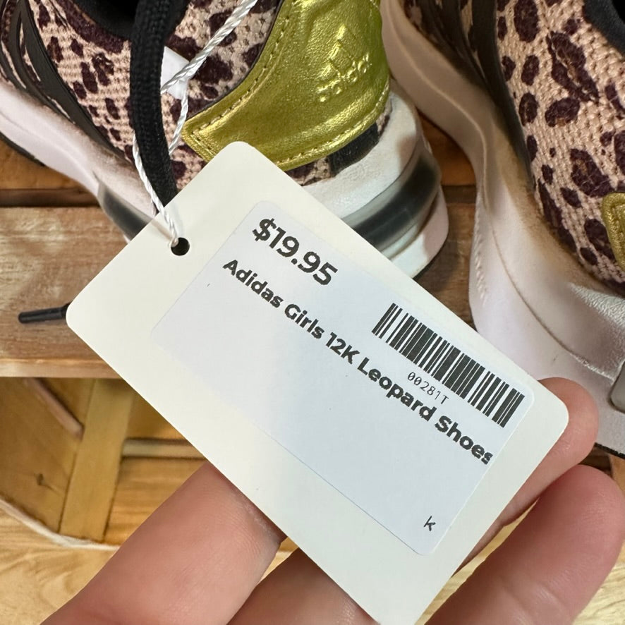 Adidas Girls 12K Leopard Shoes