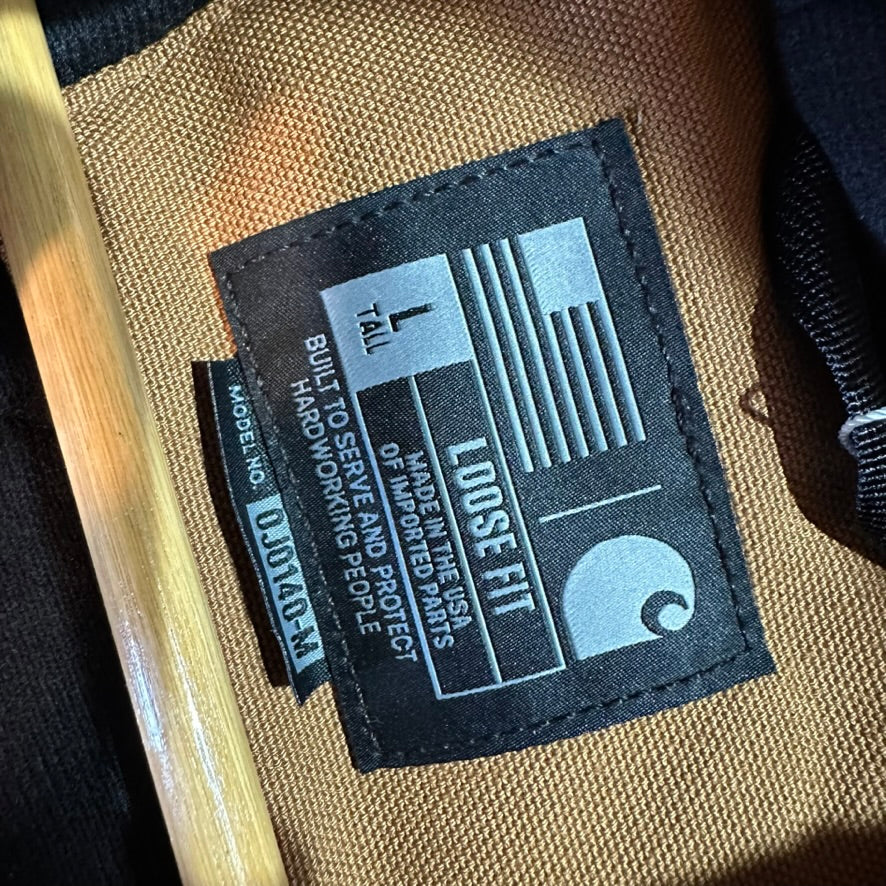 Carhartt Mens Large Tall Brown Jacket