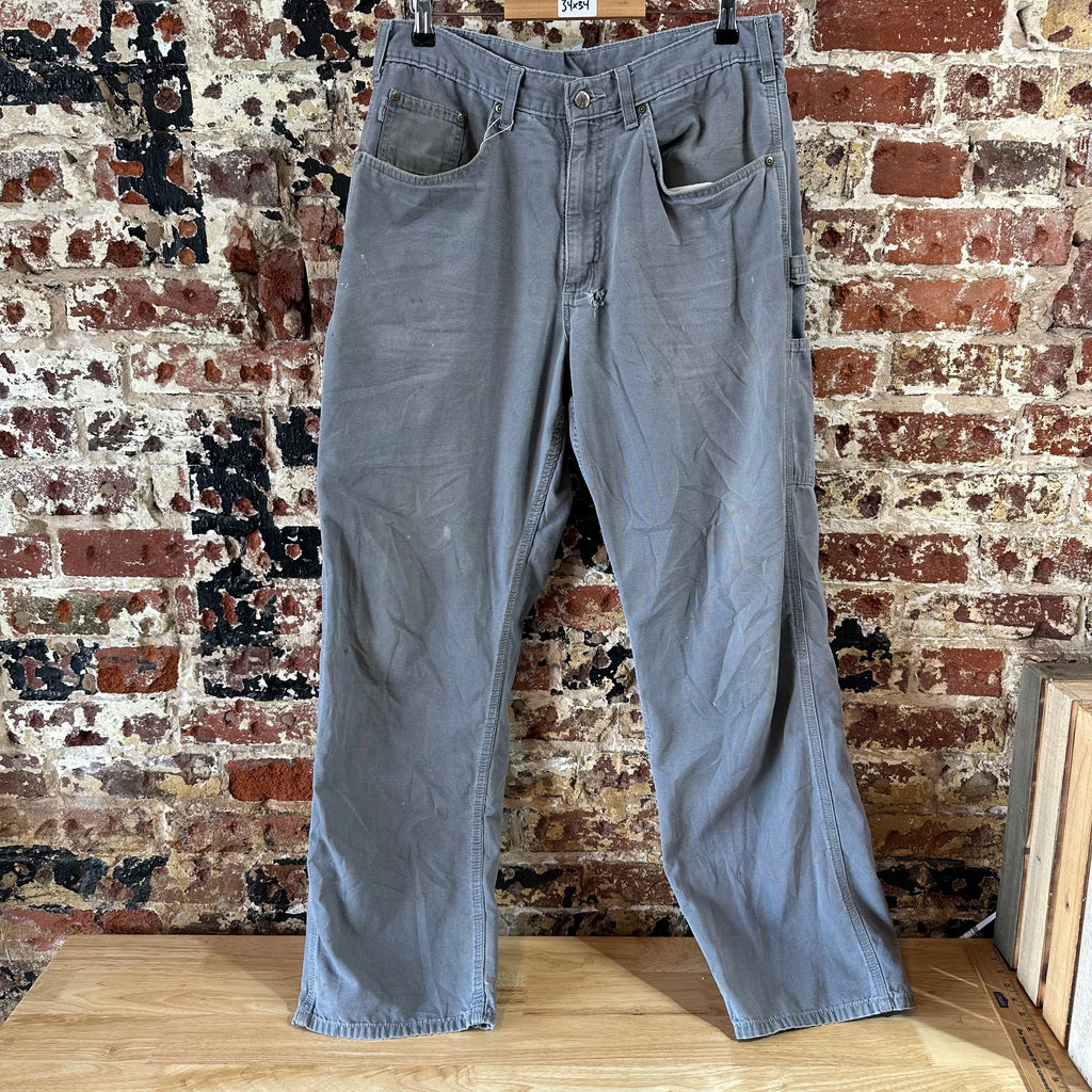 Carhartt Mens 34x34 Gray Pants