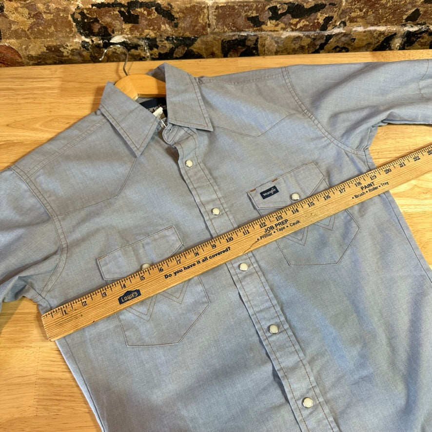 VTG Wrangler Mens Medium Western Shirt