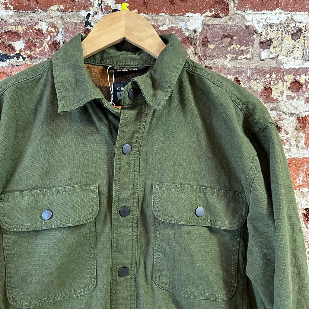 Carhartt Mens Medium Green Flannel Shirt